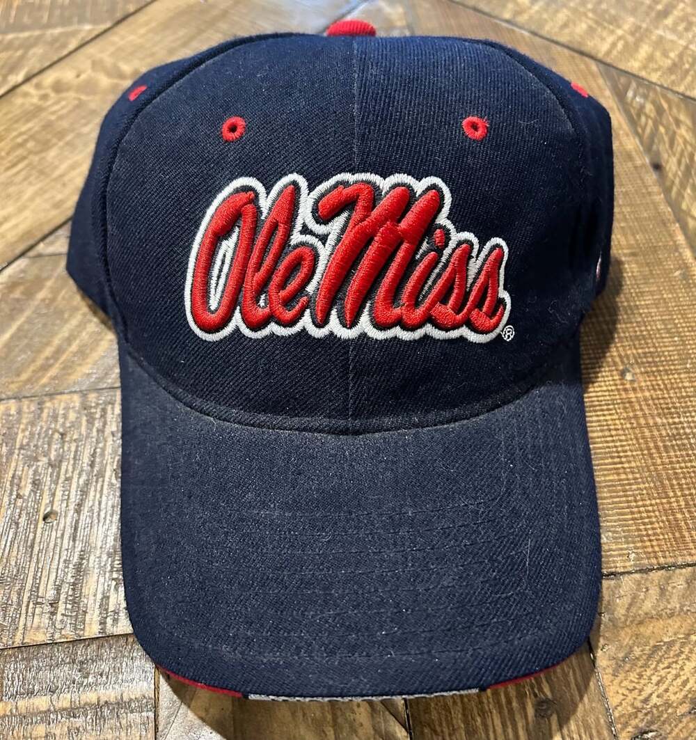 Zephyr Ole Miss Rebels Hat Adjustable Navy Blue